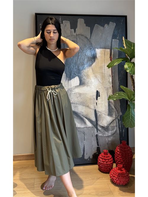 Gonna midi in cotone DIECI MINUTI | 115323